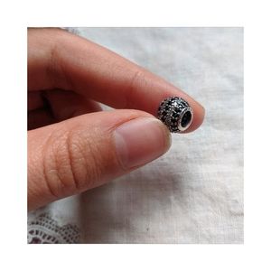 Pandora Rhinestone + Silver Charm